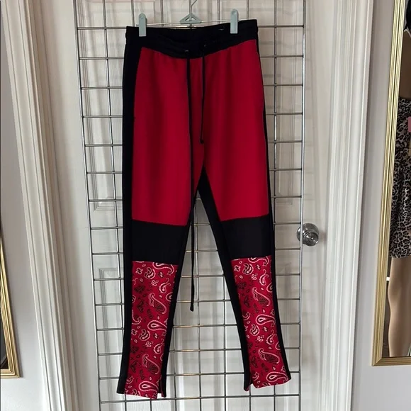 Rue21 Red and Black Joggers - Picture 1 of 3
